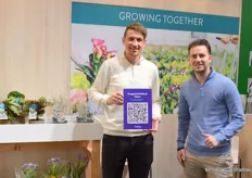 Yuri Westhoff and Joost Janssen with Vreugdenhil Bulbs & Plants
